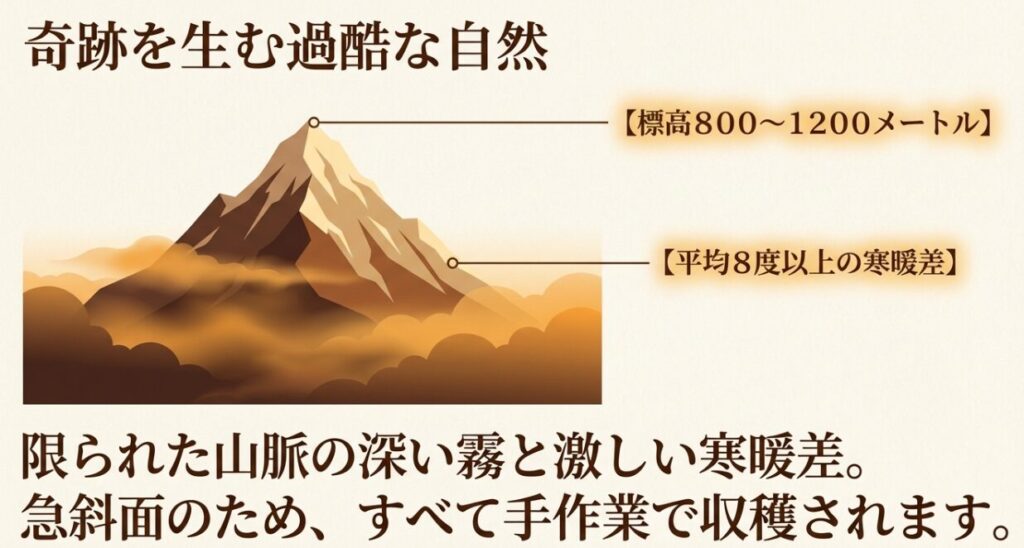 奇跡の栽培地域、ジャマイカ・ブルーマウンテン山脈