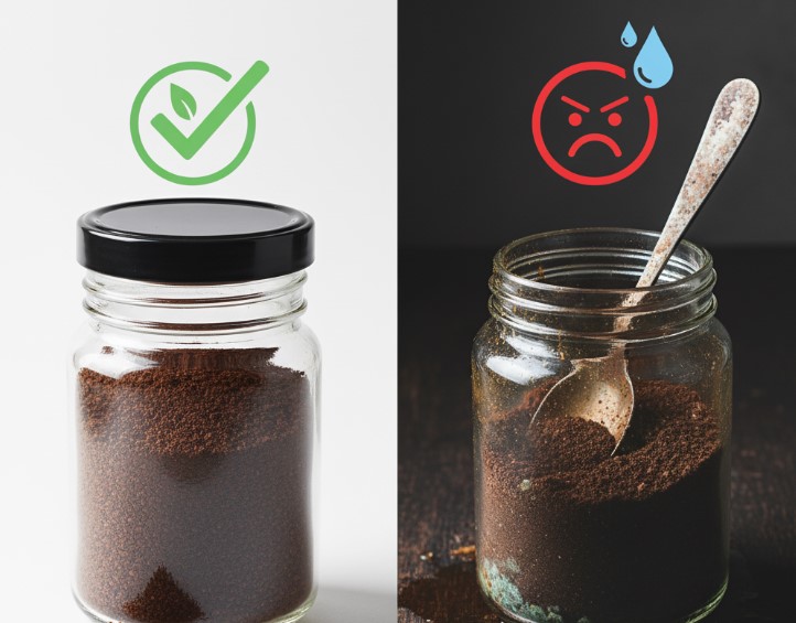 インスタントコーヒーも酸っぱくなる？