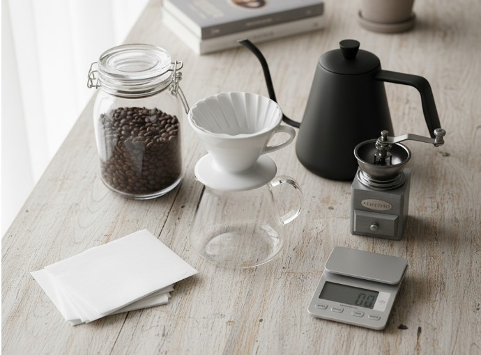 初心者が揃える道具やコーヒーの入れ方