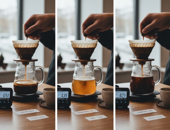 究極のコーヒーの入れ方を追求する技術