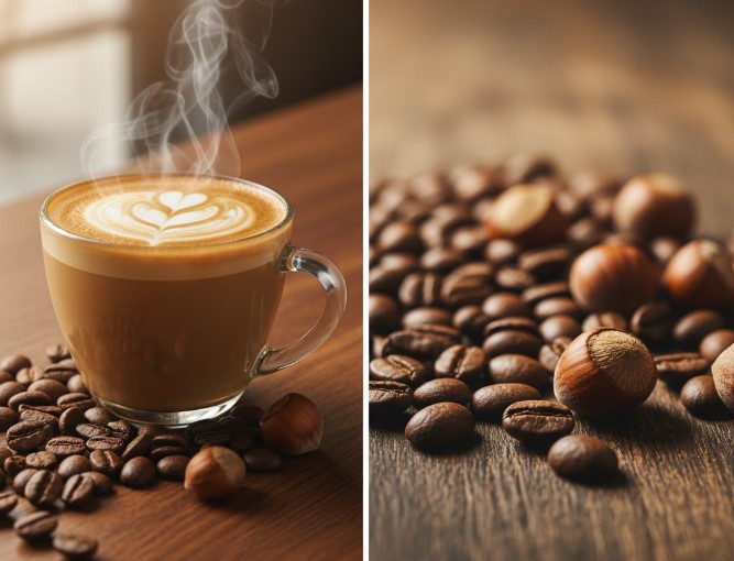 人気のフレーバーコーヒー「ヘーゼルナッツ」