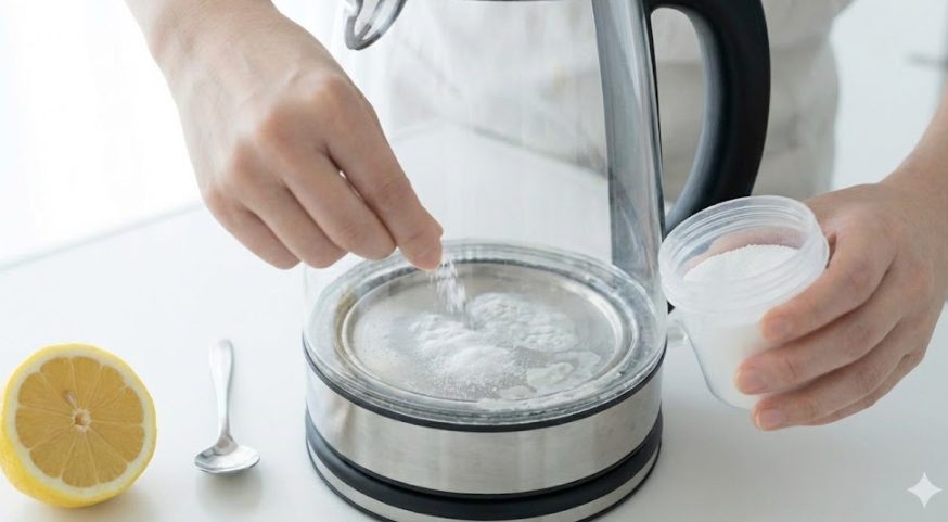 重曹を活用して酸化した油を落とす