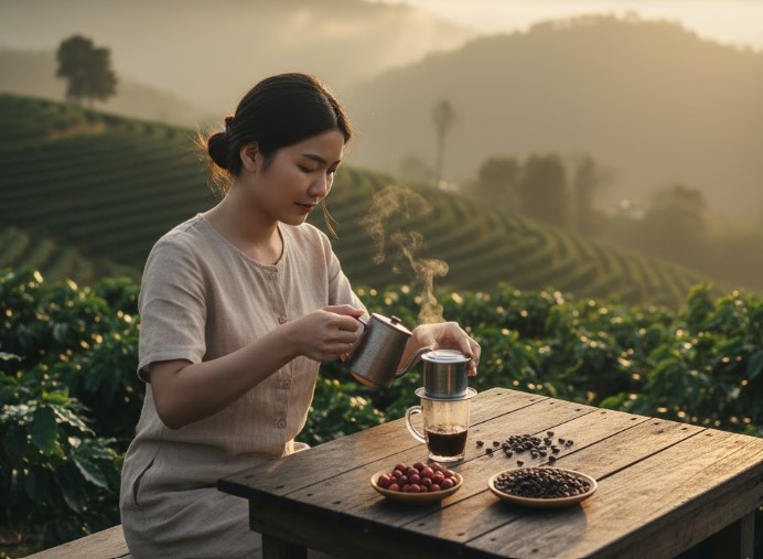 ジャコウネココーヒーのベトナム体験