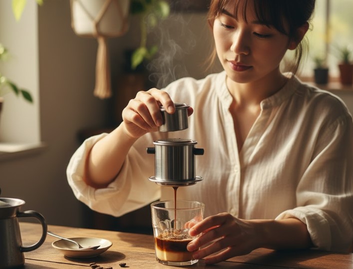 ベトナムコーヒーの入れ方：基本