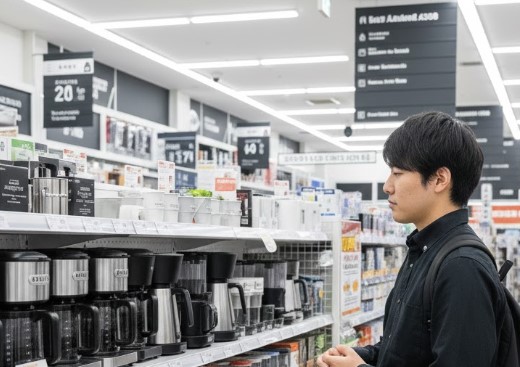 ビックカメラやヨドバシ等の家電量販店で在庫を確認