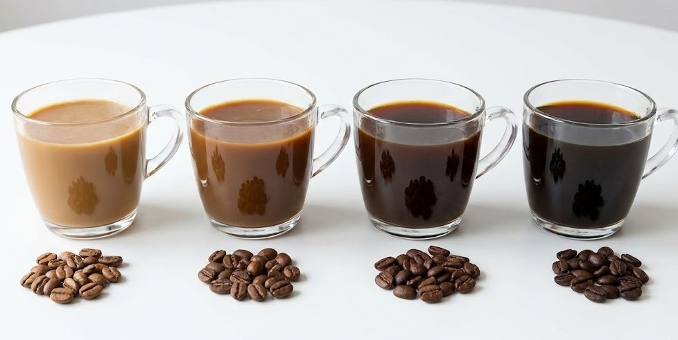 浅煎りなど焙煎度による味の違い