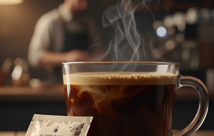 ミルク不使用で植物油脂がコクを生む