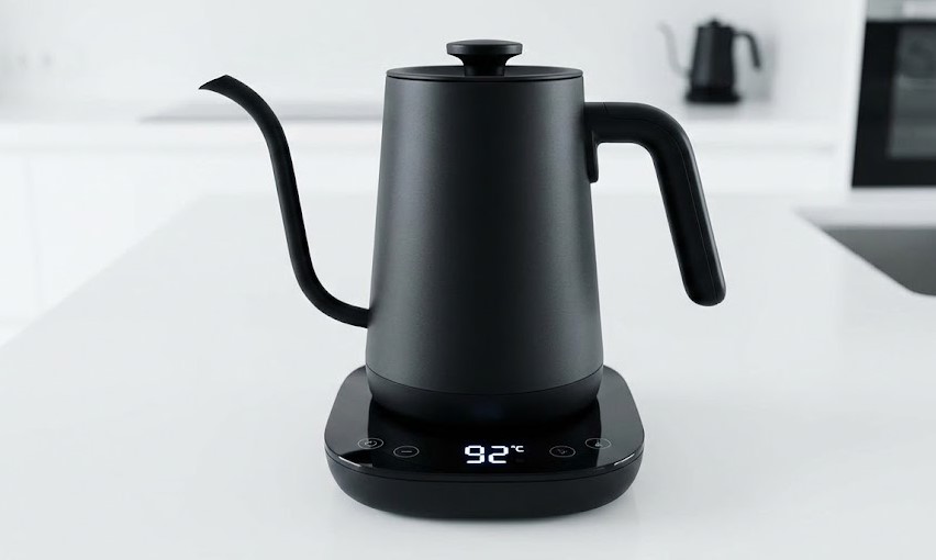 最新の温度管理機能付き電気ケトル