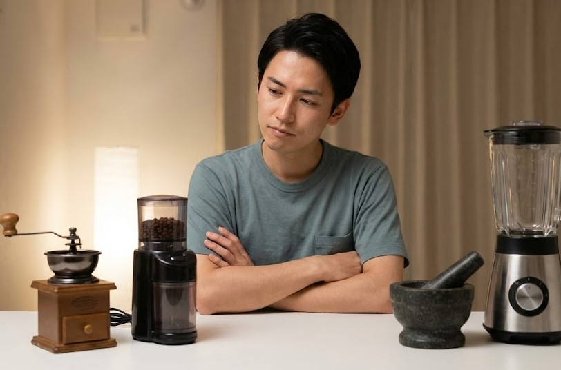 コーヒー豆の持ち込みで挽いてくれる店がない時の対策