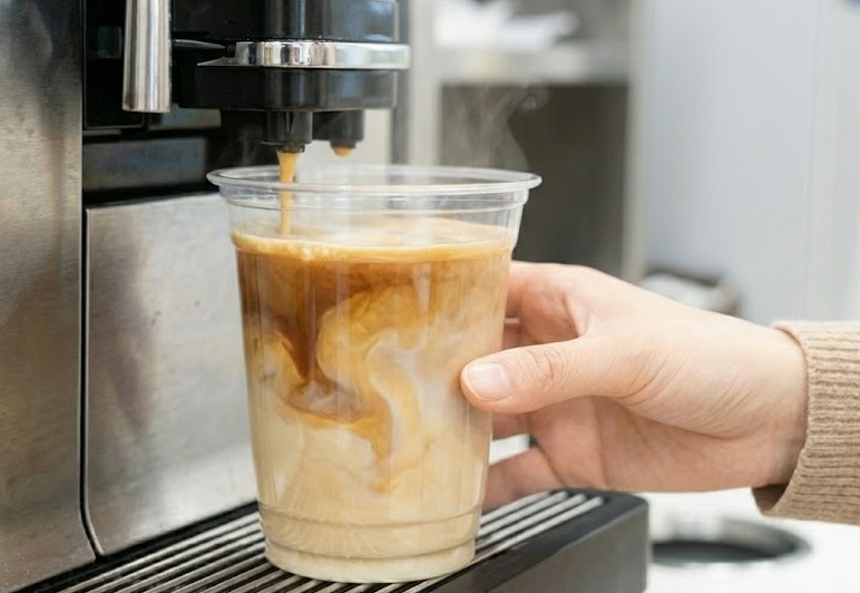 カフェラテの作り方とミルクの仕様